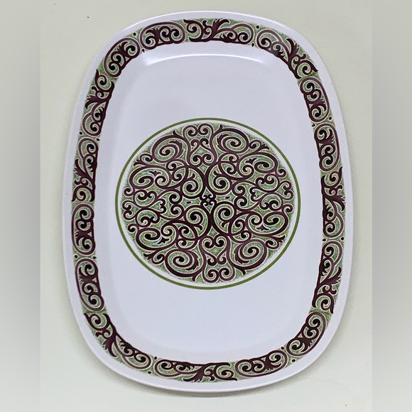 1970s Vtg Discontinued NORITAKE Japan Progression Ole Serving Plate 9043 - Picture 5 of 13